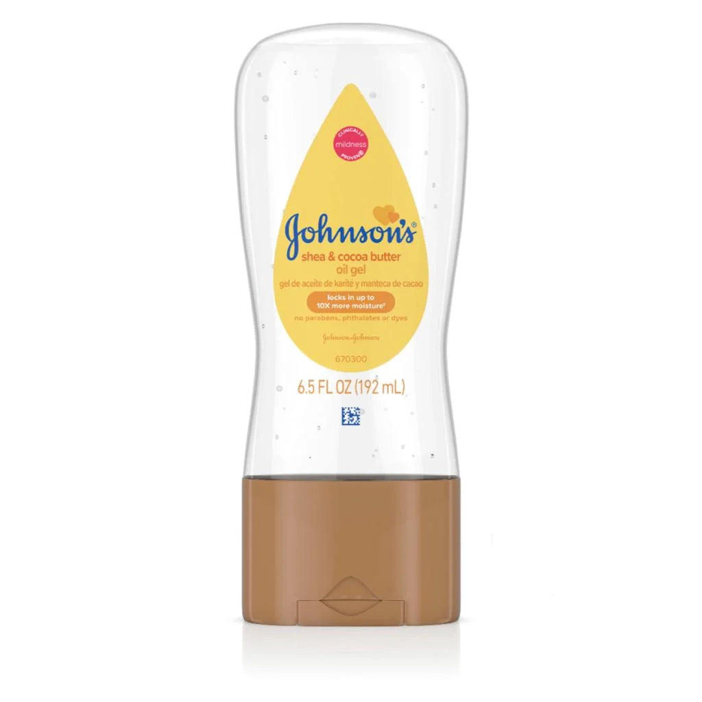 Johnsons Shea and Cocoa Butter Oil Gel 192 ML