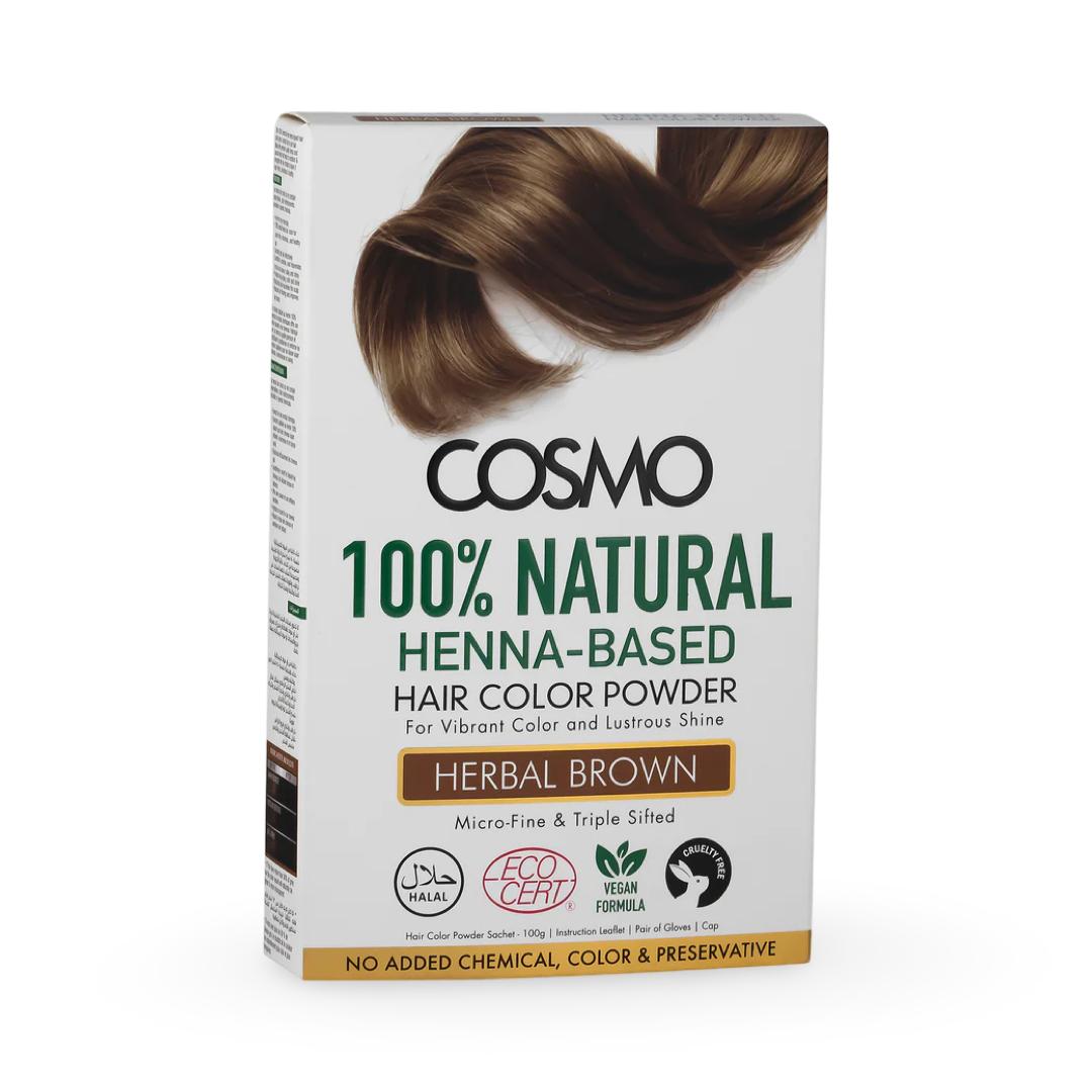 COSMO - 100% natural henna powder - Herbal Brown
