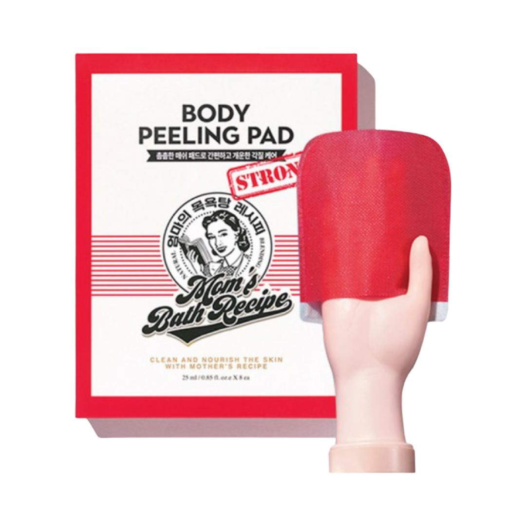 قفاز تقشير الجسم من مامز باث - احمر