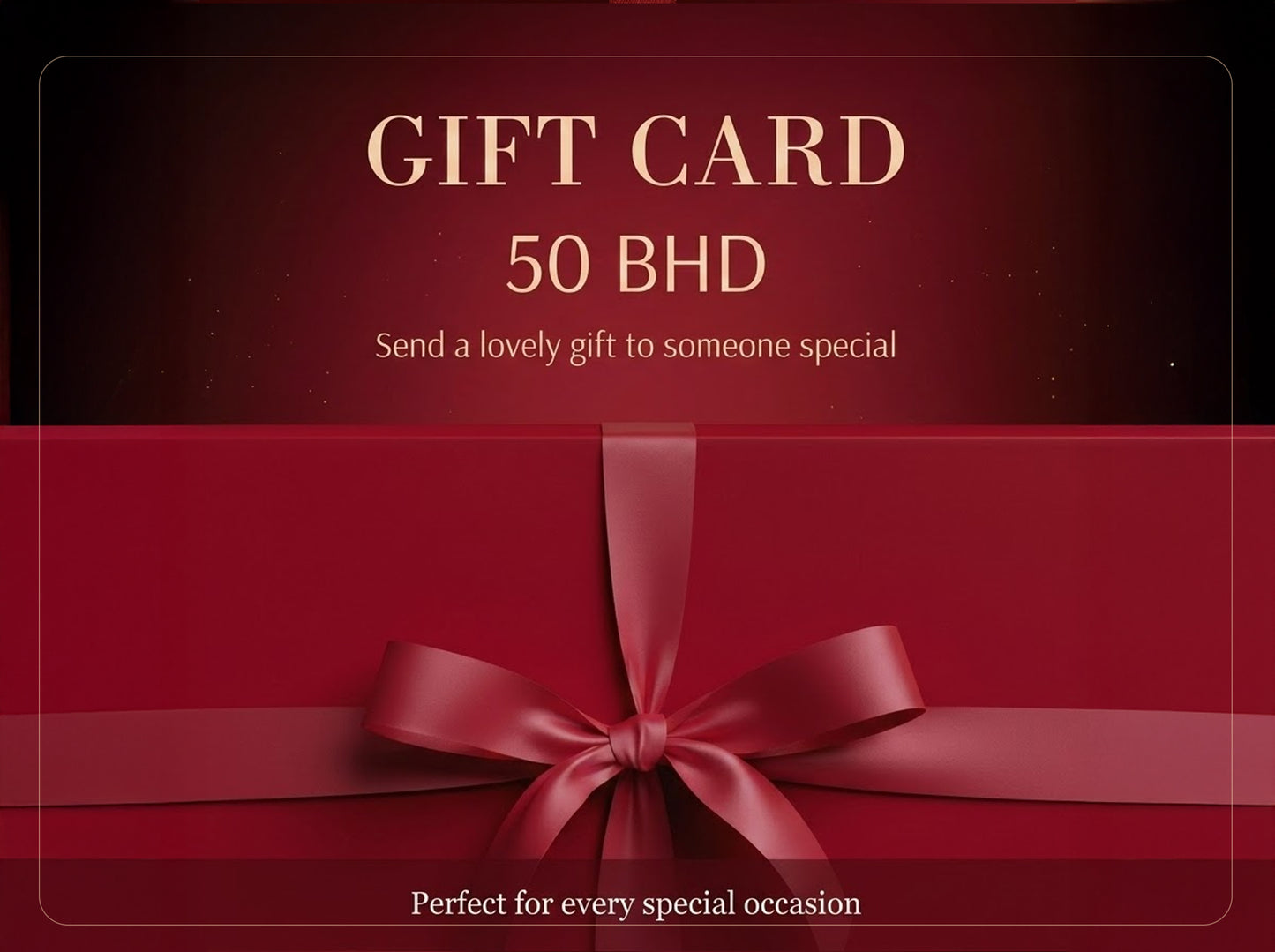 Blank Gift Card