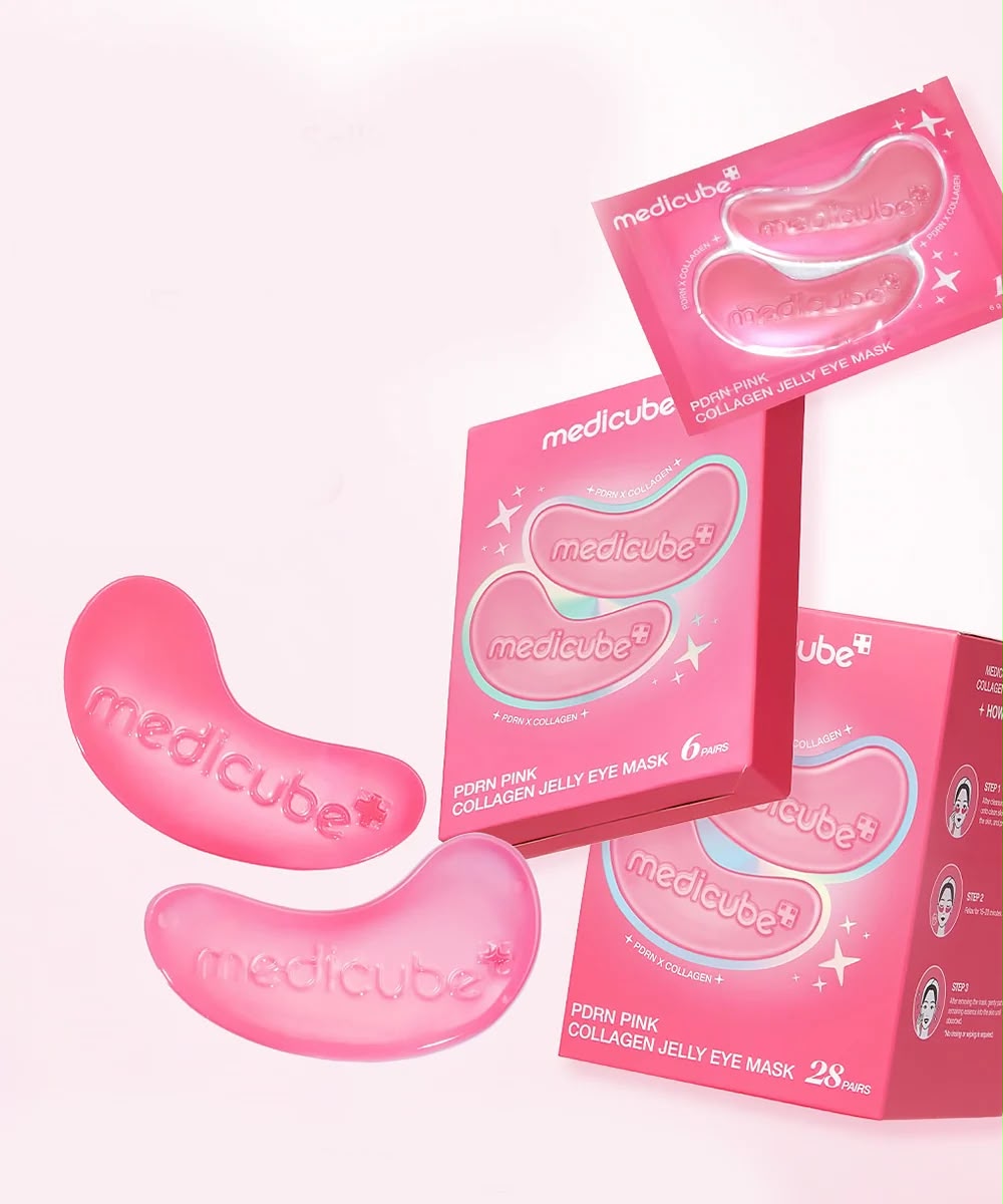 MEDICUBE PDRN PINK COLLAGEN GLOW JELLY EYE MASK