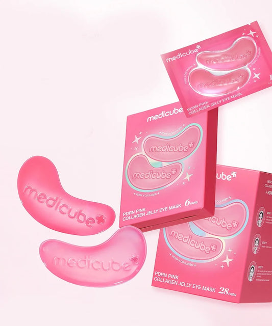 MEDICUBE PDRN PINK COLLAGEN GLOW JELLY EYE MASK