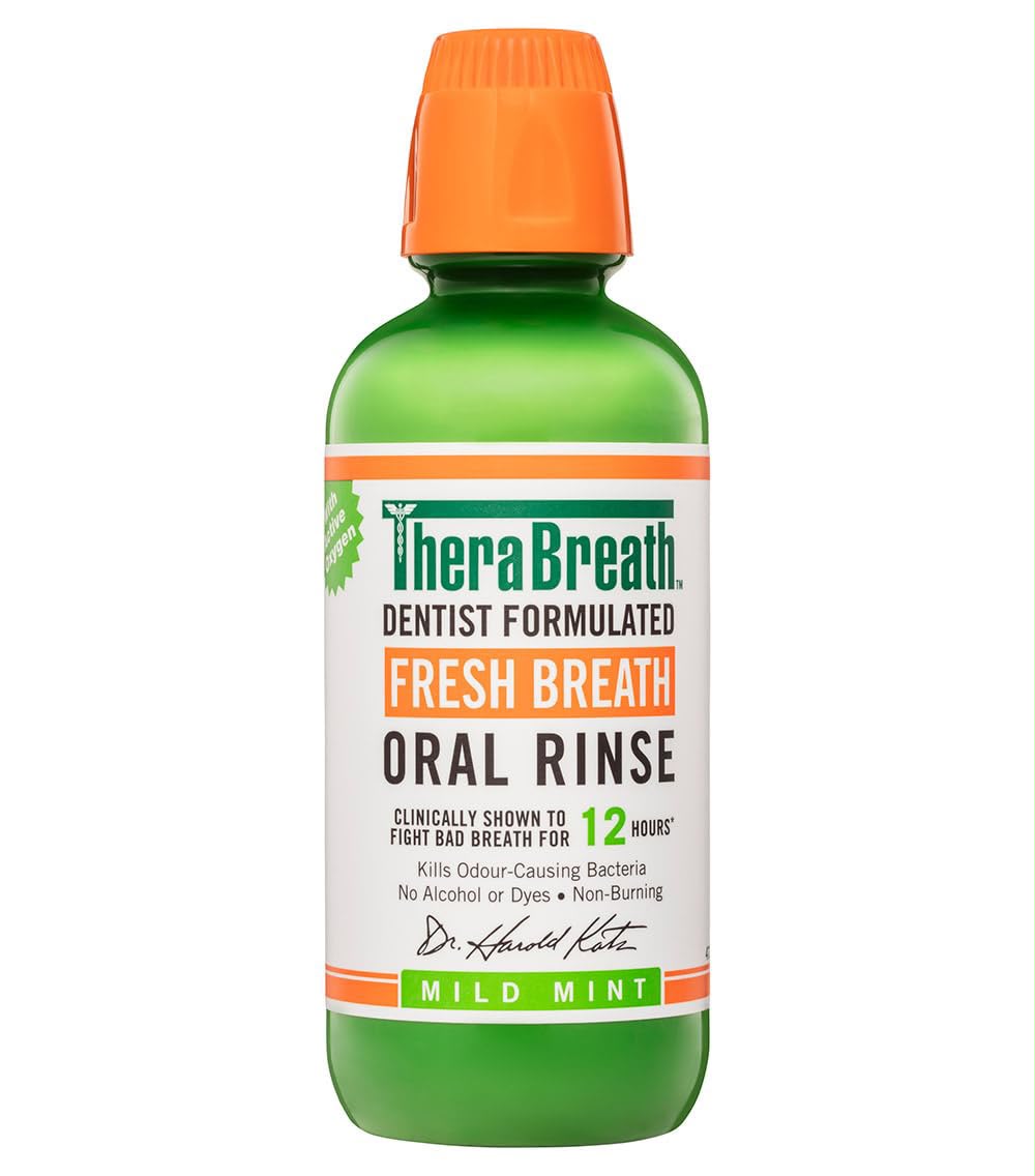 THERABREATH MOUTHWASH MILD MINT 473ML