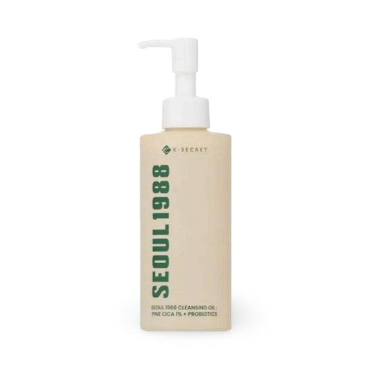 K-Secret Seoul 1988 Cleansing Oil - Pine Cica 1% + Probiotics - 200ML