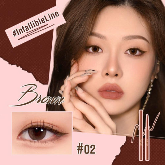 Pink Flash - Pro Touch Pencil Eyeliner 02 Browen - 0.1g