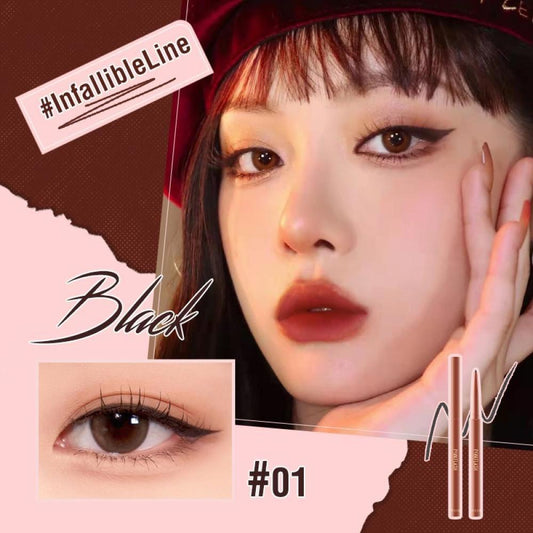 Pink Flash - Pro Touch Pencil Eyeliner 01 Black - 0.1g